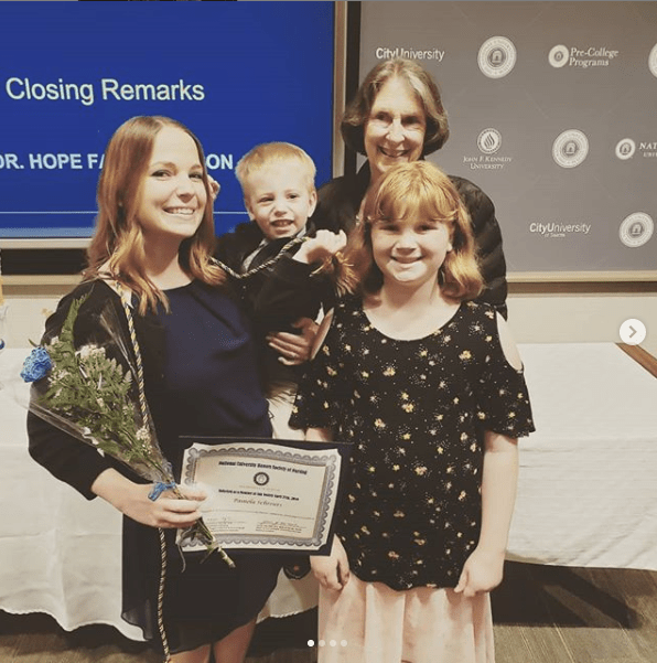 Pam Schreurs White Coat Ceremony